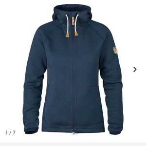 FJALLRAVEN Women’s Ovik Fleece Hoodie Jacket Size Small